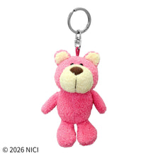 画像をギャラリービューアに読み込む, NICI(ニキ) | キーホルダー　リ・カラーベア　ピンク　１０ｃｍ
