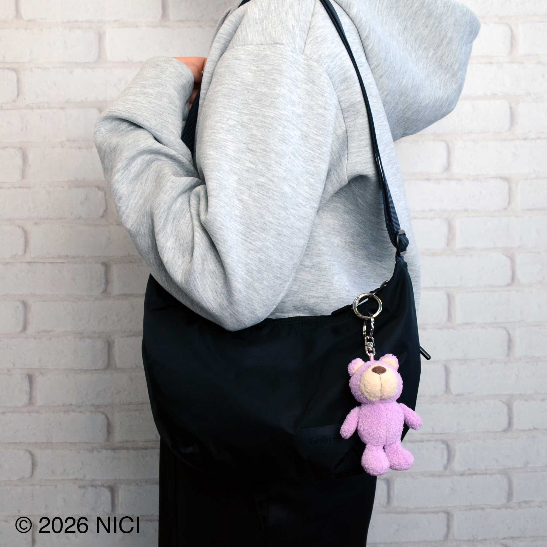 NICI(ニキ) | キーホルダー リ・カラーベア ラベンダー 10cm