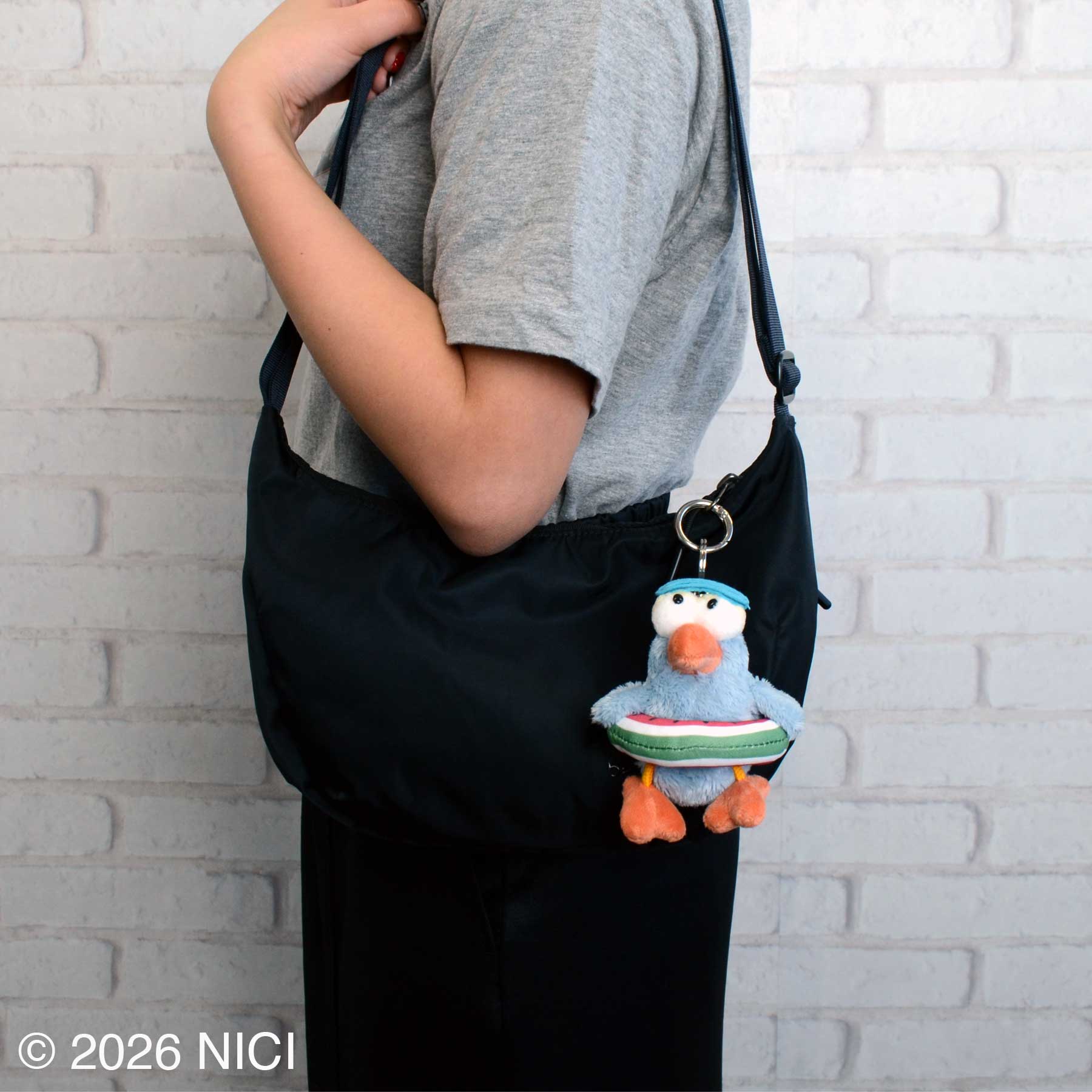 NICI(ニキ) | キーホルダー ハチドリ＋ウキワ スイカ 10cm – entre