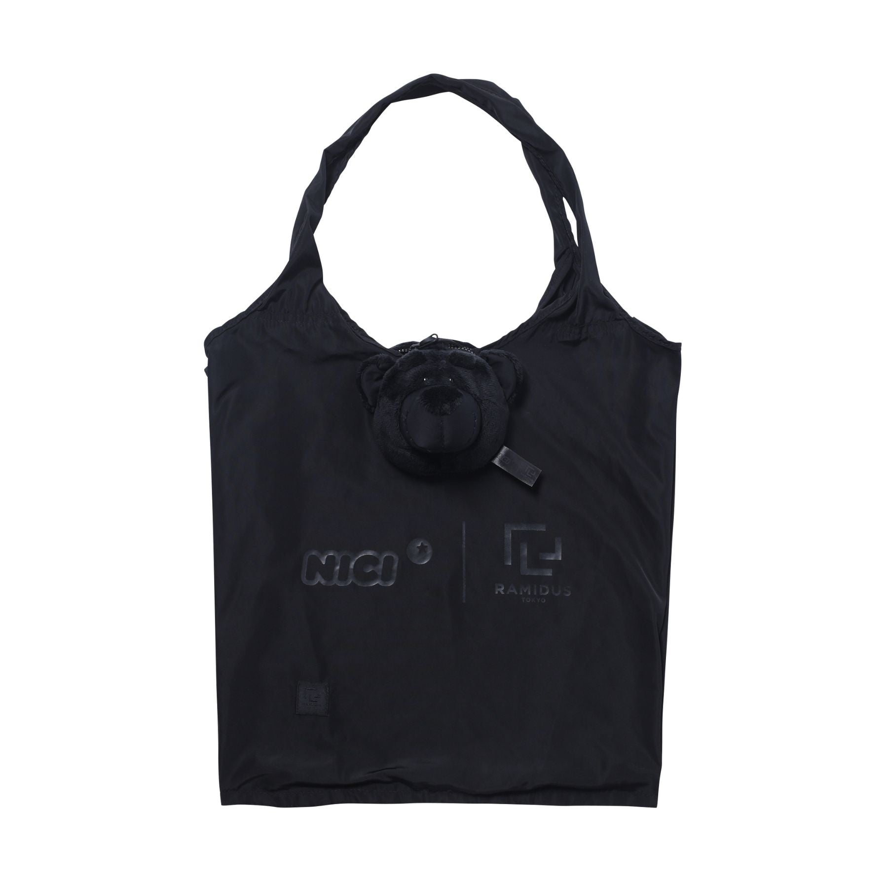 NICI×HYSTERIC BEAR パッカブルエコバッグ RAMIDUS×NICI BLACK BEAUTY LOVE BEAR パッカブルバッグ – entre vida