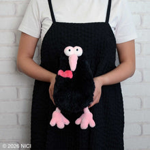 画像をギャラリービューアに読み込む, NICI(ニキ) | バード ビリー･レイ ブラック ぬいぐるみ 25cm
