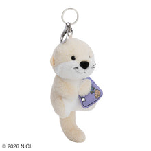 画像をギャラリービューアに読み込む, NICI(ニキ) |キーホルダー Winter26 カワウソ BG 12cm ヘッダーカード
