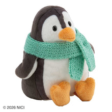 画像をギャラリービューアに読み込む, NICI(ニキ) |Winter26 ペンギン マフラー オスワリ 12cm
