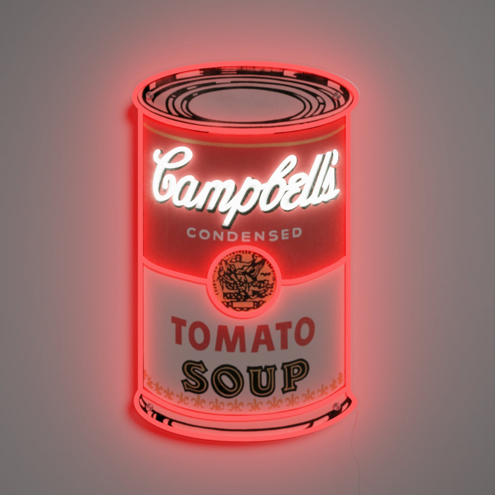 【予約商品】Yellowpop（イエローポップ） | Andy Warhol Campbell's アンディ・ウォーホル  キャンベルスープ缶　LEDネオンサイン