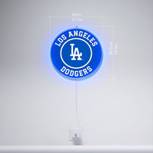 画像をギャラリービューアに読み込む, Yellowpop（イエローポップ） | Los Angeles Dodgers Rounded Logo LEDネオンサイン MLB 野球 メジャーリーグ ドジャース
