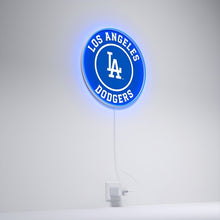 画像をギャラリービューアに読み込む, Yellowpop（イエローポップ） | Los Angeles Dodgers Rounded Logo LEDネオンサイン MLB 野球 メジャーリーグ ドジャース
