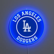 画像をギャラリービューアに読み込む, Yellowpop（イエローポップ） | Los Angeles Dodgers Rounded Logo LEDネオンサイン MLB 野球 メジャーリーグ ドジャース
