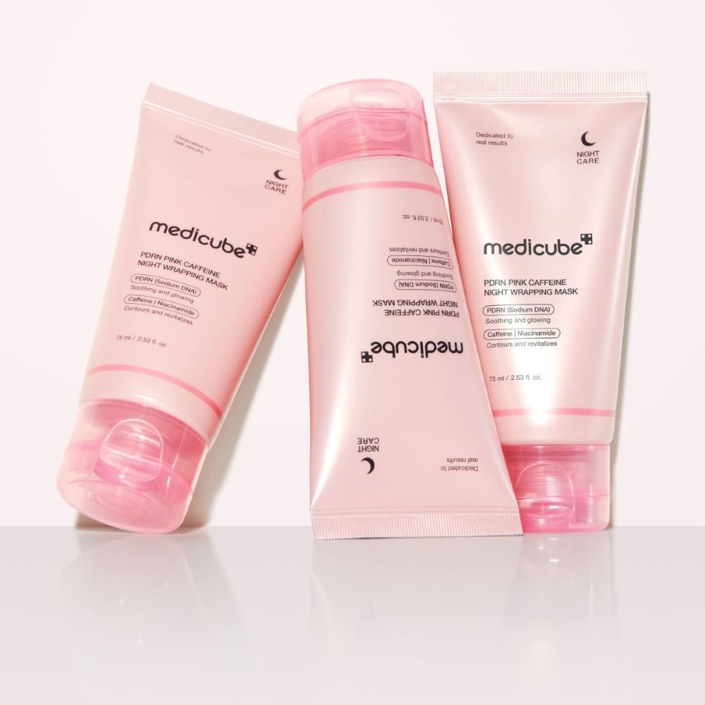 メディキューブ | PDRNピンクカフェインナイトラッピングマスク
