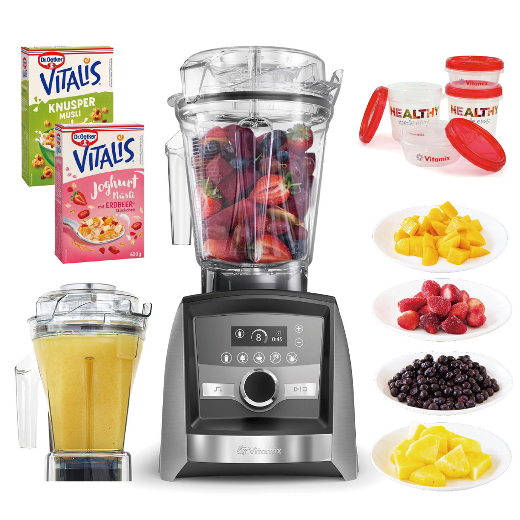 期間限定スペシャルセット【公式】バイタミックス Vitamix ミキサーAscent3500i ステンレスシルバー 1.4Lウェットコンテナセット美肌リチャージセット 日本正規輸入代理店 安心の直営店