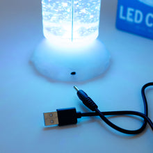画像をギャラリービューアに読み込む, LED グリッターキャンドル 19cm USB 単4電池 2WAY給電 レインボーカラー VIDA（ヴィーダ）
