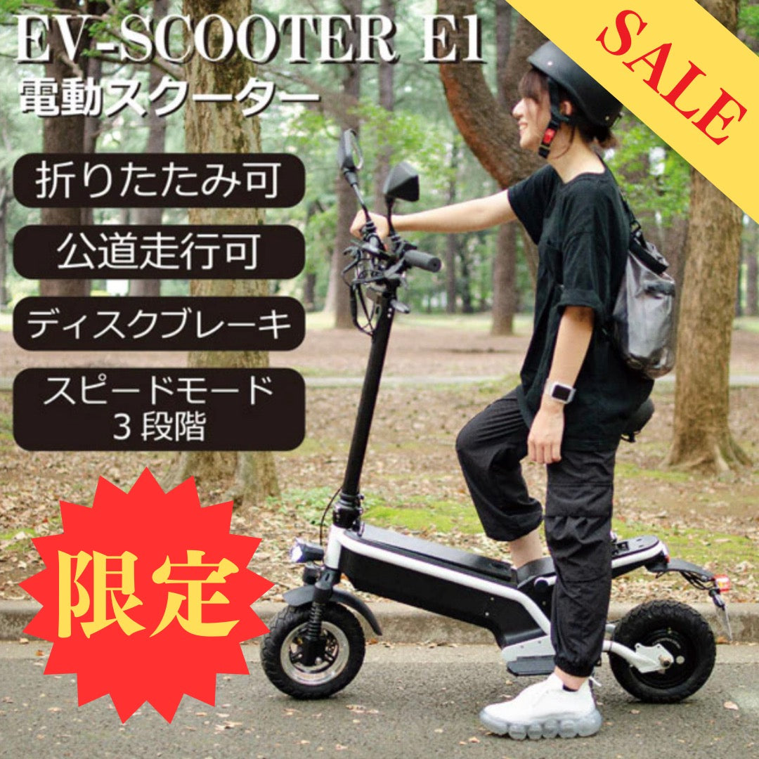 【SALE】正規品 電動スクーター EV Scooter E1 ライダム バイク 休日も休まず配送