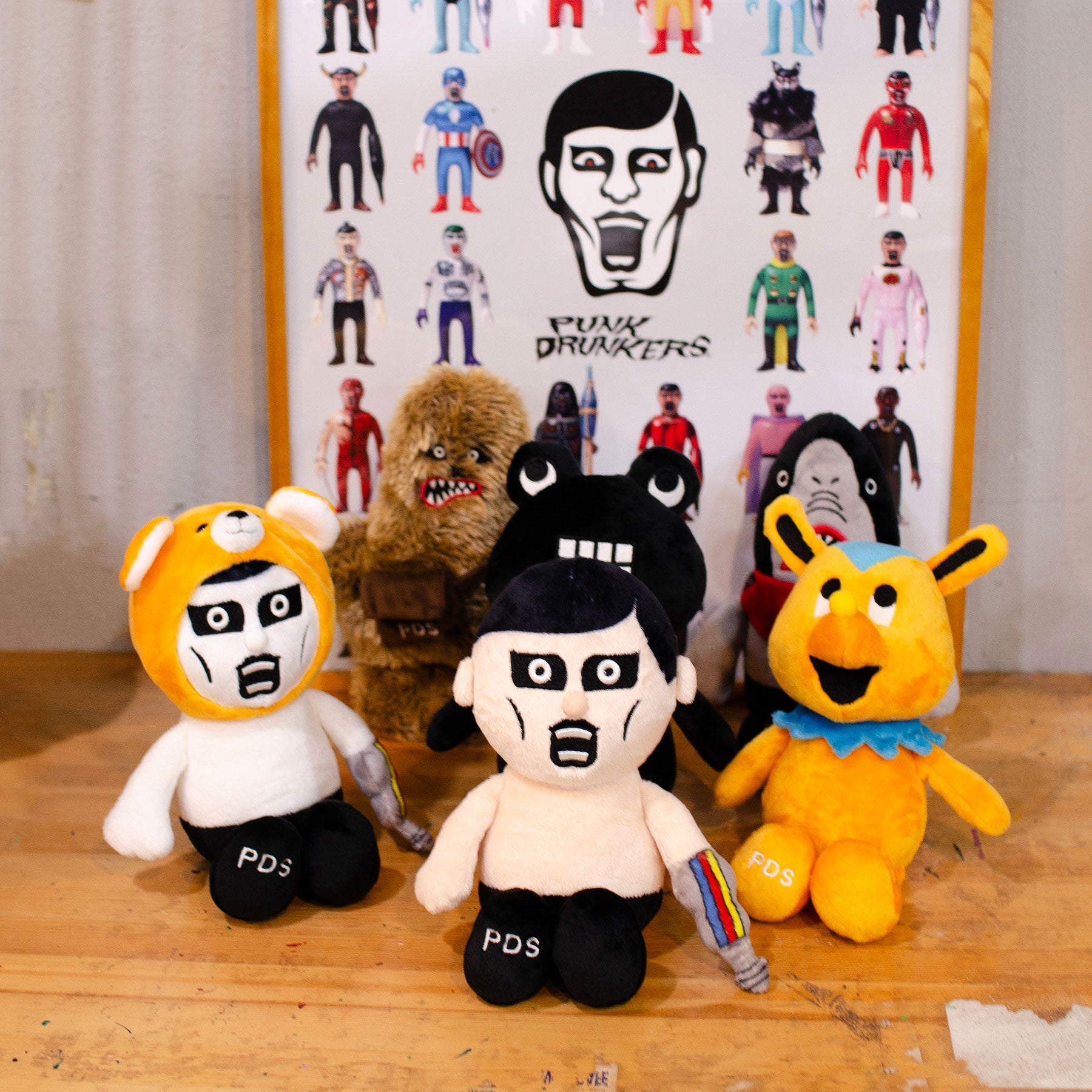 NICI(ニキ)PUNK DRUNKERS グレイトフルマッポ ぬいぐるみ25cm 2025