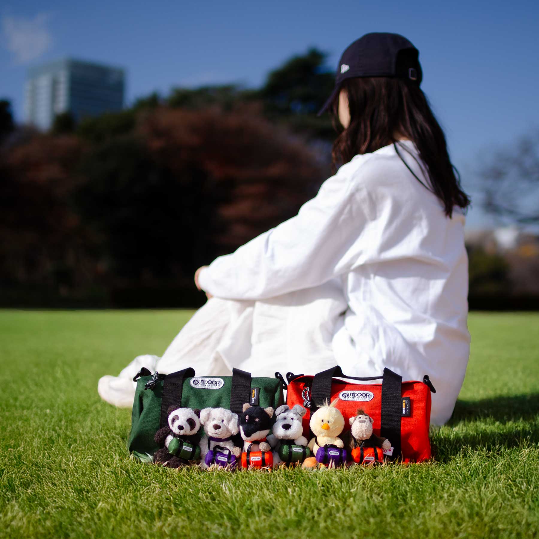 NICI(ニキ) | キーホルダー シュナウザー+ロールボストン グリーン