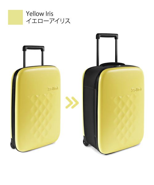 機内持ち込み可】FLEX ROLLINK 超軽量 折りたためる スーツケース 40L