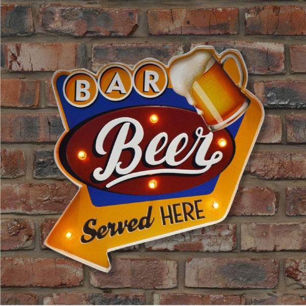 bcl(ビーシーエル)/LED ティンサイン BAR BEER