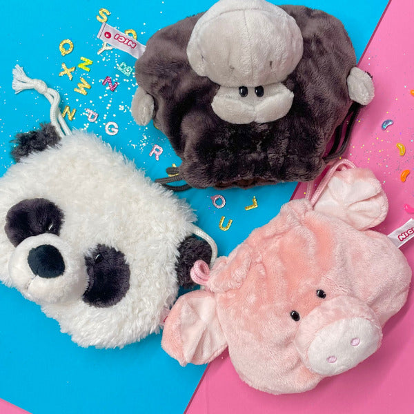 NICI(ニキ)フィギュアフェイスポーチ/ピンクピッグ – entre vida-online