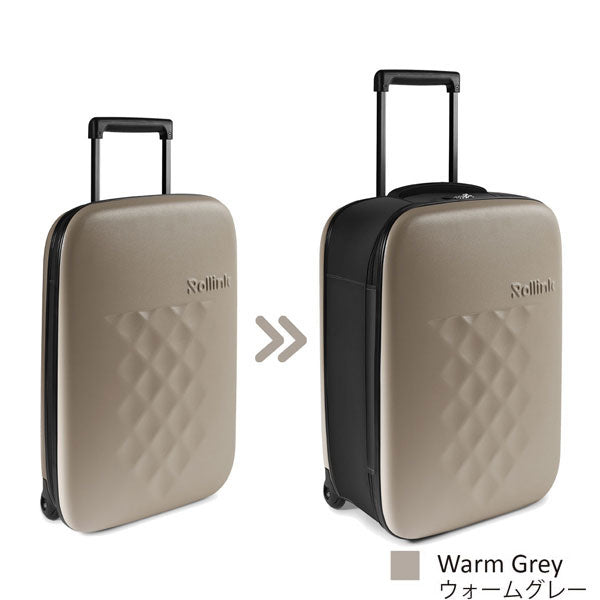 機内持ち込み可】FLEX ROLLINK 超軽量 折りたためる スーツケース 40L