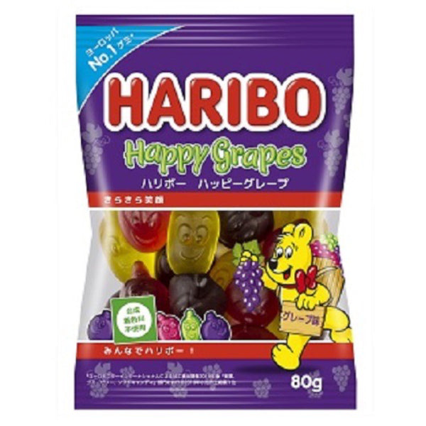 HARIBO(ハリボー) | ハッピーグレープ　80g