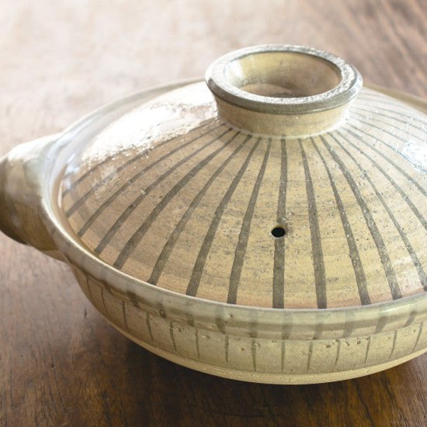 SALE】長谷園 伊賀土鍋 利休十草 大(3~5人用) ANR-03 – entre