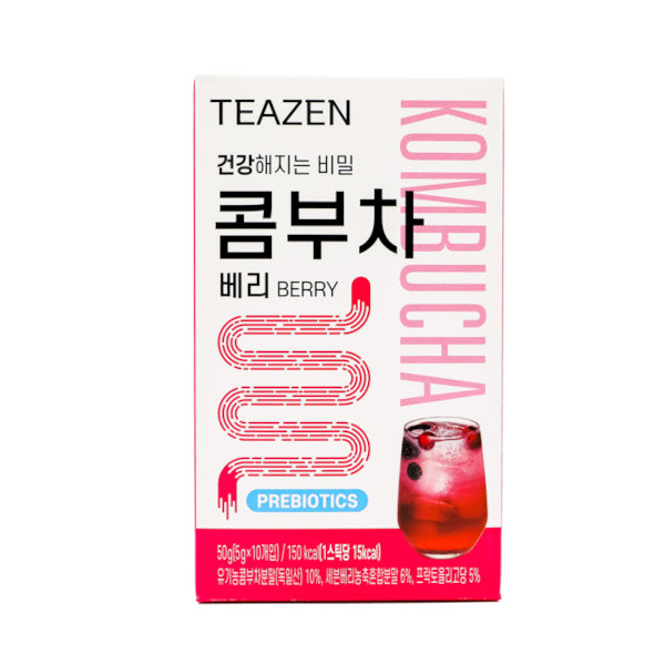 TEAZEN KOMBUCHA（コンブチャ）ベリー 5g×10包 (粉末飲料）