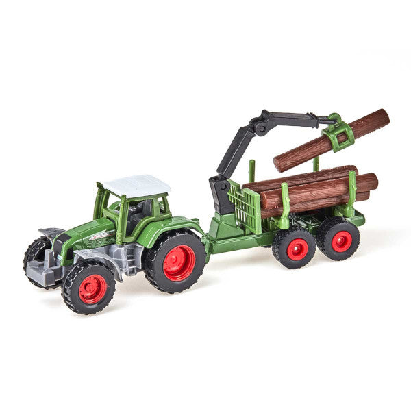SK1645 siku フェントトラクター木材運搬トレーラー付 – entre vida-online